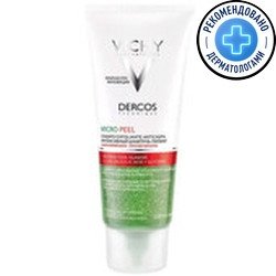 

Vichy Dercos Micropeel шампунь-пилинг 3в1 для интенсивного очищения кожи головы и волос, против перхоти, зуда и дискомфорта 200 мл