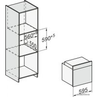 Электрический духовой шкаф Miele H 7860 BPX OBSW
