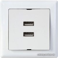 Розетка USB Mutlusan Daria 2120 449 0101 (белый)