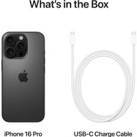 Смартфон Apple iPhone 16 Pro 256GB (черный титан)