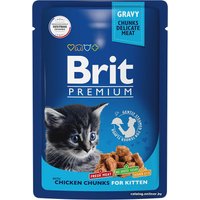 Пресервы Brit Premium для котят цыпленок в соусе 85 г