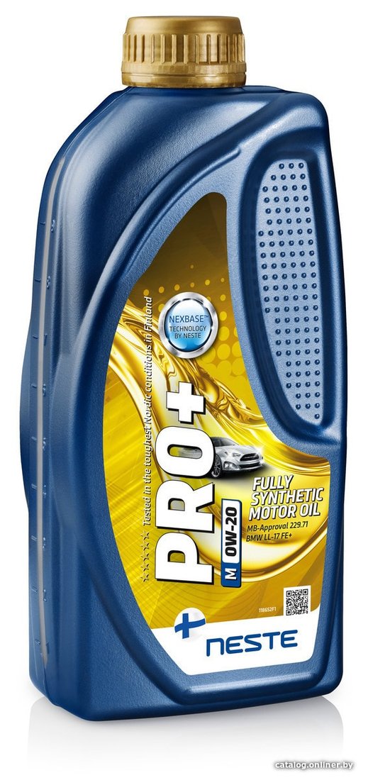 Моторное масло Neste PRO+ M 0W-20 1л