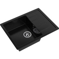 Кухонная мойка GranFest GF-Q650L (черный)