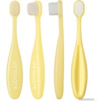 Зубная щетка Lovular baby tooth brush 4+ (желтый)