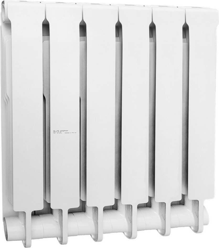 Биметаллический радиатор Теплоприбор БР1 500/90 (6 секций)