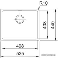 Кухонная мойка Franke Sirius SID 110-50 144.0603.820 (серый)