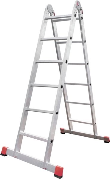 

Лестница-трансформер Новая высота NV 331 шарнирная 2x6 ступеней