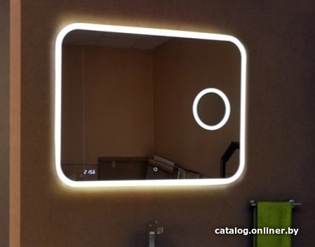 Континент Зеркало Bliss LED 80x70 (увеличительное зеркало, музыкальный блок, подогрев)