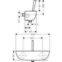 Смеситель Hansgrohe PuraVida 15672000