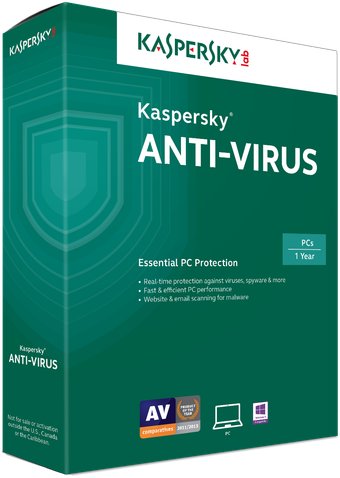 Антивирус Kaspersky Anti-Virus (2 ПК, 1 год, продление, карта)