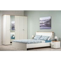 Шкаф распашной Mobi Остин 13.336.03 (белый PE шагрень/дуб золотой craft/белая шагрень 4101 ПВХ)