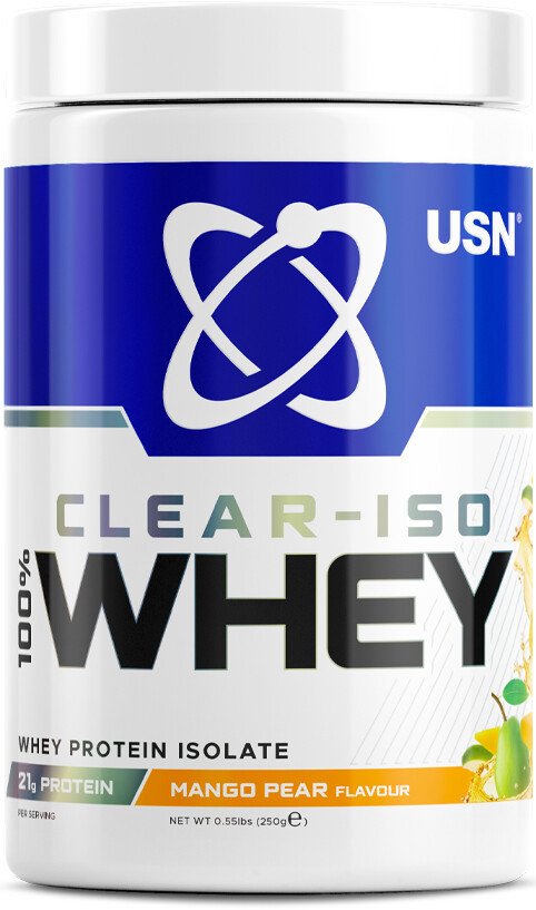 Протеин сывороточный (изолят) USN Clear-Iso 100% Whey (250 г, манго/груша)
