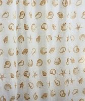 

Шторка-занавеска для ванны Miranda Starfish Beige