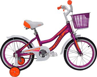 Детский велосипед Lorak Junior 16 Girl (фиолетовый)