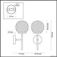 Бра Odeon Light Verasa 4982/1W