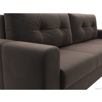 Диван Лига диванов Лига-031 121257 (велюр коричневый)