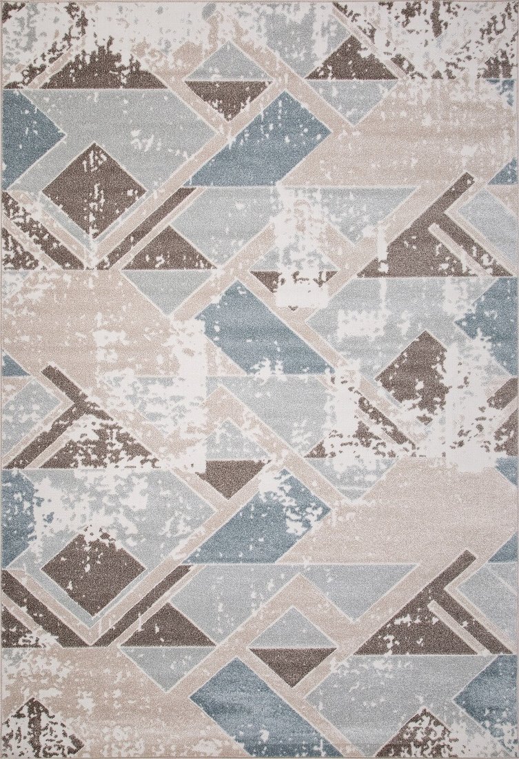 Ковер для жилой комнаты Merinos Naturel D979-STAN-BEIGE-BLUE (1.5x3)