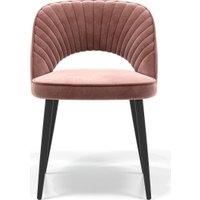 Стул Памир Новара F62 (розовый/черная опора)