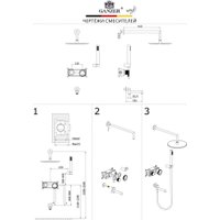 Душевая система  Ganzer GZ19165-R