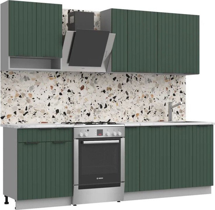 

Готовая кухня Arvento АНТА-плюс 1.8м (зеленый)