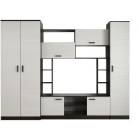 Стенка Евва Престиж-2 АЭП ПС-003-11 (без рисунка венге/бодега)