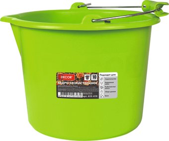 Ведро Decor 633-410 (10 л, зеленый)