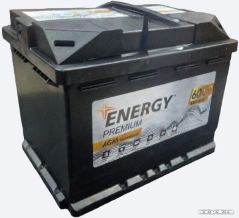 Автомобильный аккумулятор Energy Premium AGM R+ (60 А·ч)