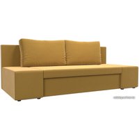 Диван Лига диванов Сан Марко 114017 (микровельвет, желтый)