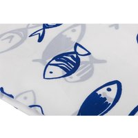 Шторка-занавеска для ванны Рыжий кот Рыбы половина SC-PE-01 108995