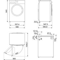 Стиральная машина Smeg WNP84SEAIN1