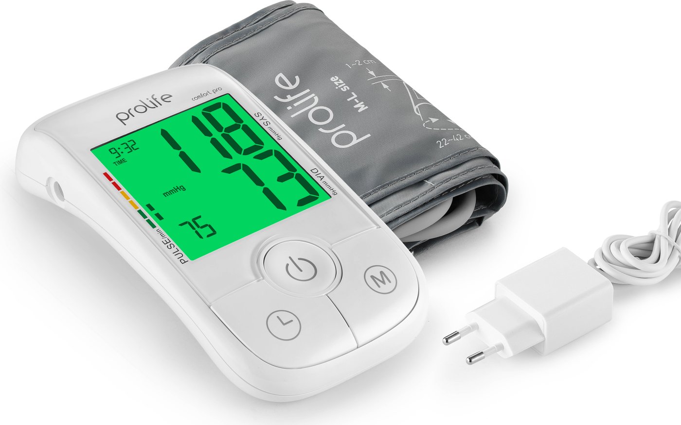 Автоматический тонометр Prolife PA5 Comfort (с адаптером)