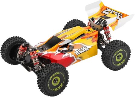 

Автомодель WLtoys 144010 (желтый/красный)