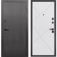 Металлическая дверь Guard 7см серебро/белый матовый (96x205, правая) в Гродно