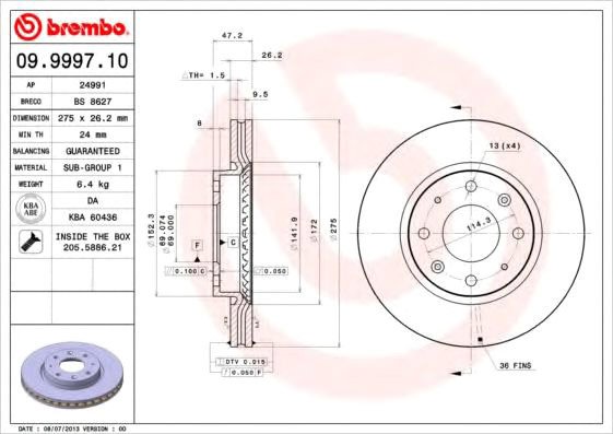 

Brembo 09999710