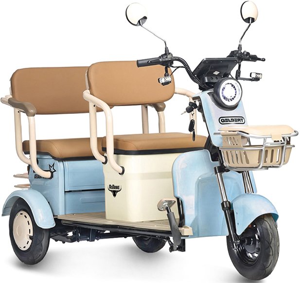 

Электроскутер Gelbert Atlas 48V/60V 600W (голубой)
