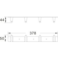 Планка с крючками Shevanik SG5741T