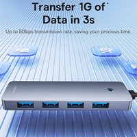 USB-хаб Baseus UltraJoy Series 4-Port Hub B0005280B811-01