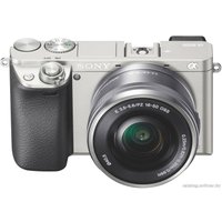 Беззеркальный фотоаппарат Sony Alpha a6000 Double Kit 16-50mm + 55-210mm (серебристый)