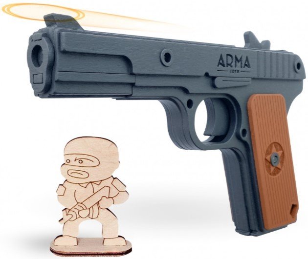 

Пистолет игрушечный Arma.toys Резинкострел ТТ AT019K