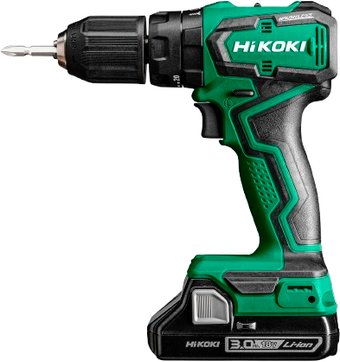 Ударная дрель-шуруповерт Hikoki DV18DD WQZ (с 2-мя АКБ, кейс)