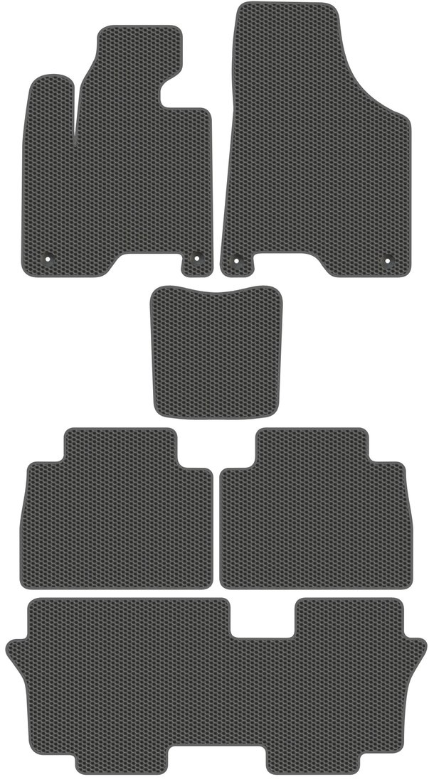 

Комплект ковриков для авто Alicosta GAC GS8 I (suv / J2F5, J2F5B) 2016 - Н.В. +3 ряд (серый)