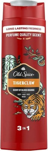 Old Spice Гель для душа + шампунь 3 в 1 Tiger Claw 400 мл