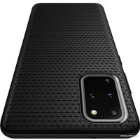 Чехол для телефона Spigen Liquid Air для Galaxy S20 Plus ACS00754 (матово-черный)