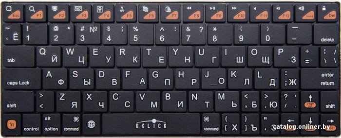 Клавиатура Оклик 840S Wireless Bluetooth Keyboard