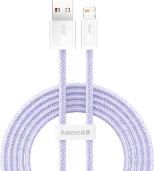 

Кабель Baseus Dynamic Series Fast Charging Data Cable USB Type-A - Lightning (1 м, фиолетовый)