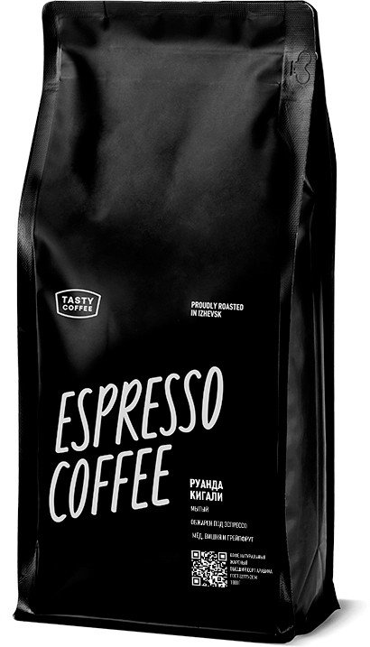 

Кофе Tasty coffee Руанда Кигали зерновой 1 кг