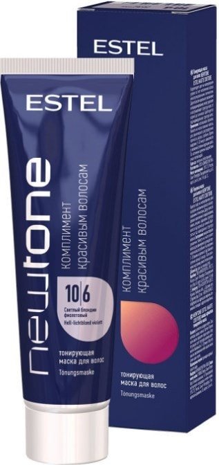 

Оттеночная маска Estel Professional Newtone 10/6 Светлый блондин фиолетовый 60 мл
