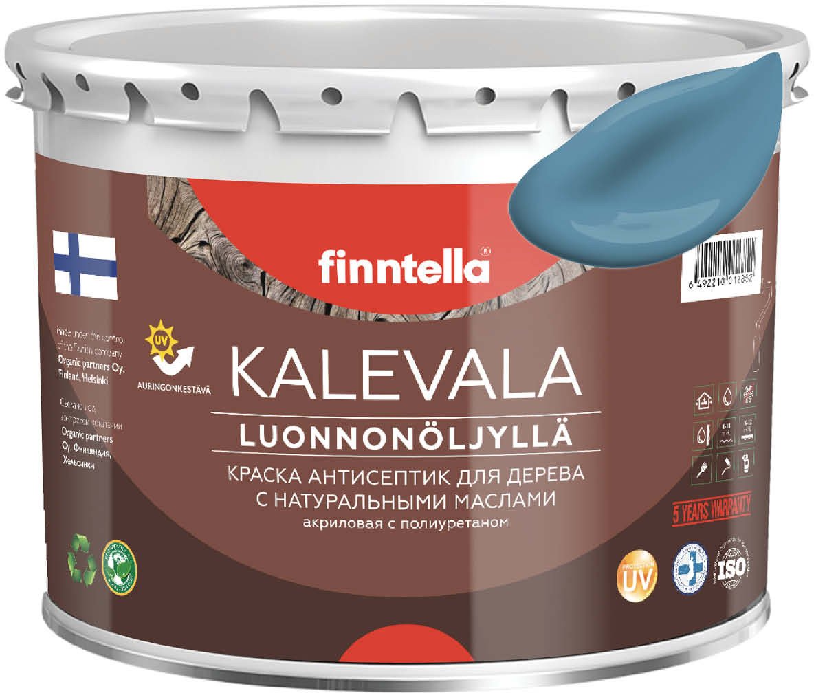 

Краска Finntella Kalevala Terassininen F-13-1-3-FL013 2.7 л (синий)