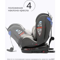 Детское автокресло Tomix Titan Isofix DS35 (серый)