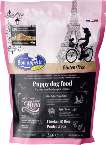 Сухой корм для собак Bon Appetit Dog Puppy с курицей и рисом 2 кг